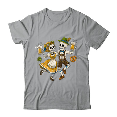 Funny Skeleton Couple Oktoberfest Pretzel Costume Adults Shirt & Hoodie | siriusteestore