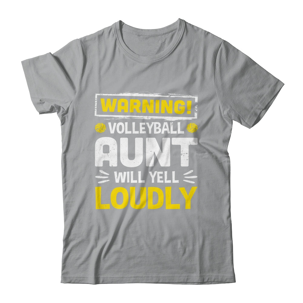 Funny Soccer Aunt Warning Soccer Aunt Will Yell Loudly Shirt & Tank Top | siriusteestore