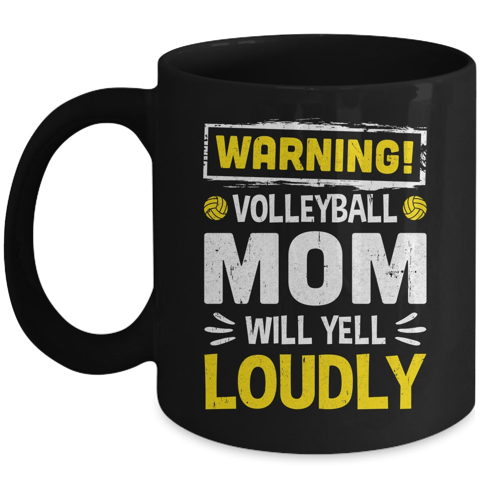 Funny Soccer Mom Warning Soccer Mom Will Yell Loudly Mug | siriusteestore
