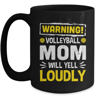 Funny Soccer Mom Warning Soccer Mom Will Yell Loudly Mug | siriusteestore
