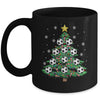 Funny Soccer Player Boy Men Xmas Christmas Tree Lights Mug | siriusteestore
