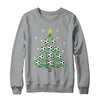 Funny Soccer Player Boy Men Xmas Christmas Tree Lights Shirt & Sweatshirt | siriusteestore