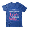 Funny Softball Art For Girls Youth Teens Softball Player Shirt & Tank Top | siriusteestore