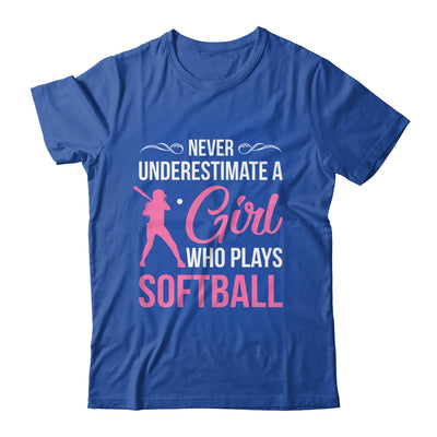 Funny Softball Art For Girls Youth Teens Softball Player Shirt & Tank Top | siriusteestore