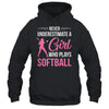 Funny Softball Art For Girls Youth Teens Softball Player Shirt & Tank Top | siriusteestore