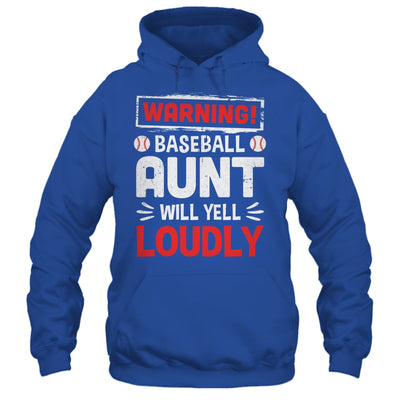 Funny Softball Aunt Warning Softball Aunt Will Yell Loudly Shirt & Tank Top | siriusteestore