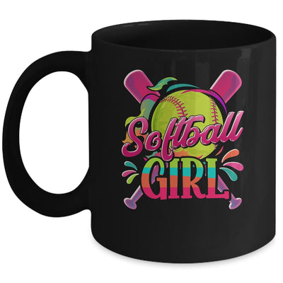 Funny Softball Girl Softball Player Fan Lover Mug | siriusteestore