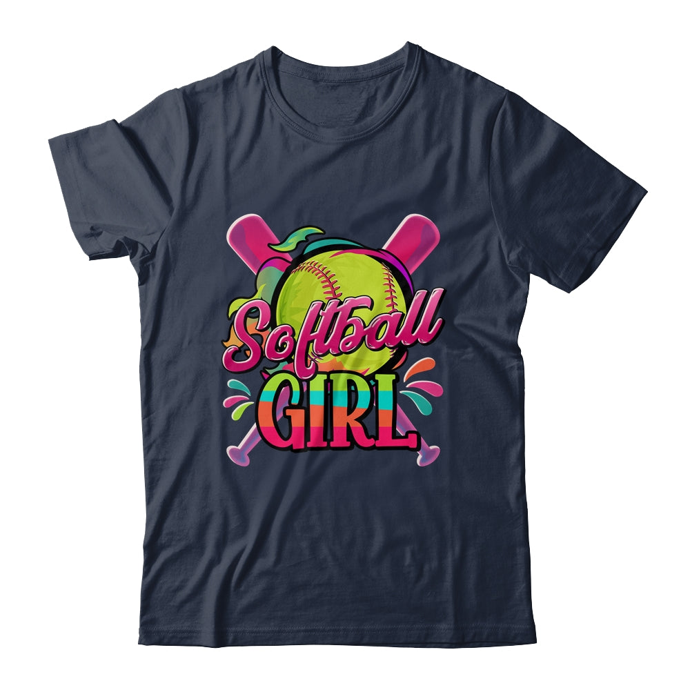 Funny Softball Girl Softball Player Fan Lover Shirt & Tank Top | siriusteestore
