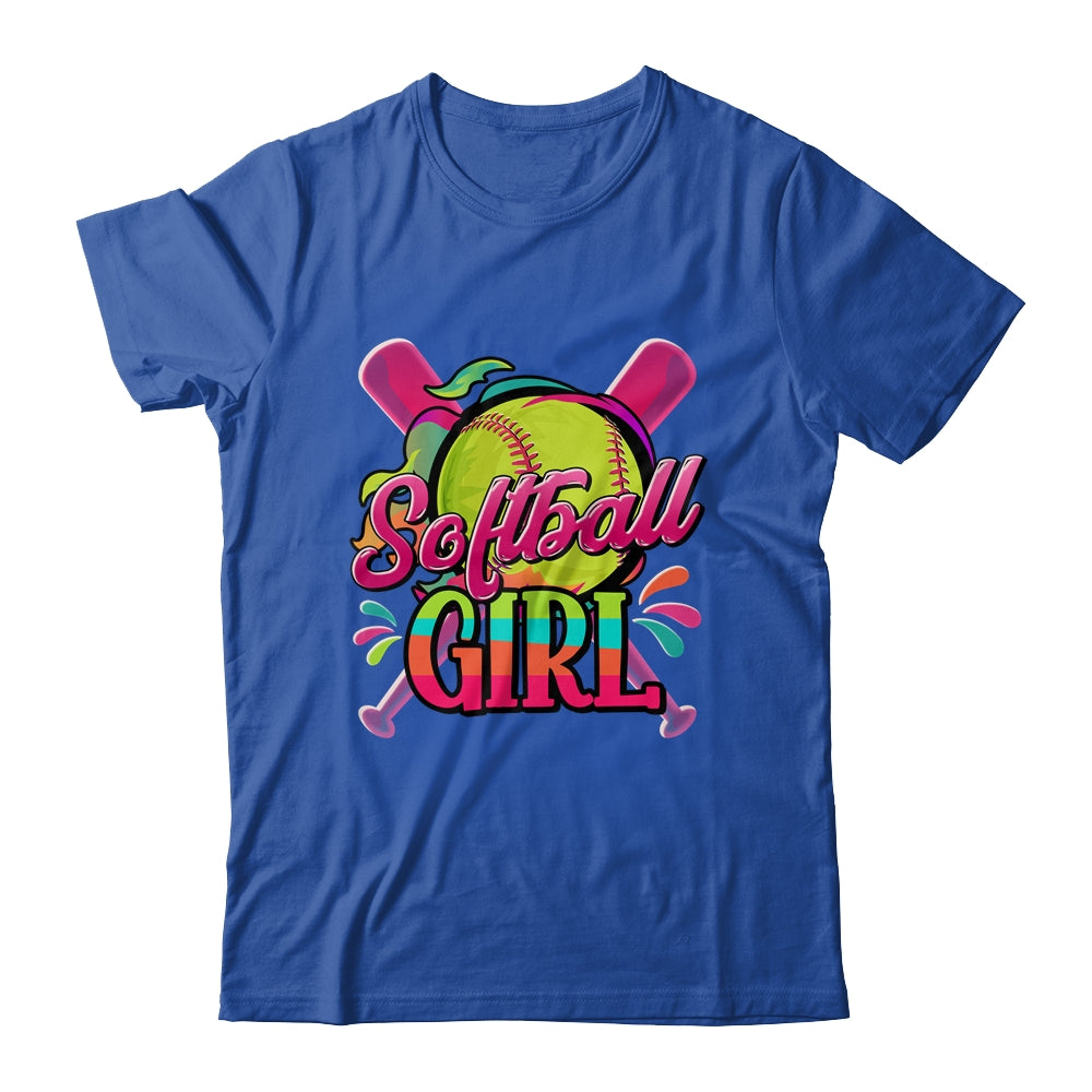 Funny Softball Girl Softball Player Fan Lover Shirt & Tank Top | siriusteestore