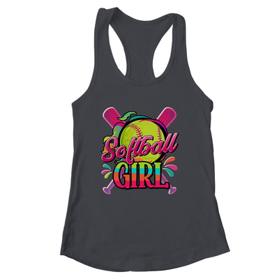 Funny Softball Girl Softball Player Fan Lover Shirt & Tank Top | siriusteestore