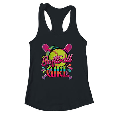 Funny Softball Girl Softball Player Fan Lover Shirt & Tank Top | siriusteestore