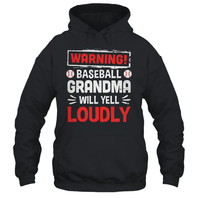 Funny Softball Grandma Warning Softball Will Yell Loudly Shirt & Tank Top | siriusteestore