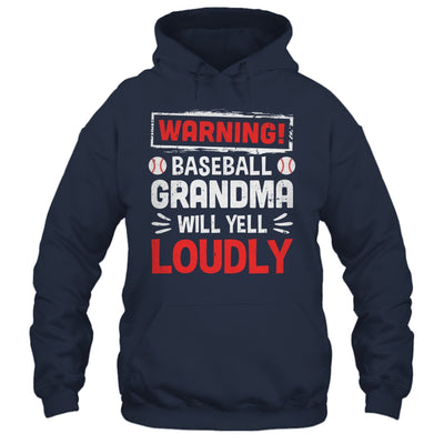 Funny Softball Grandma Warning Softball Will Yell Loudly Shirt & Tank Top | siriusteestore