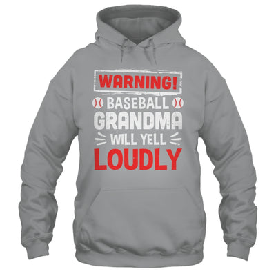 Funny Softball Grandma Warning Softball Will Yell Loudly Shirt & Tank Top | siriusteestore