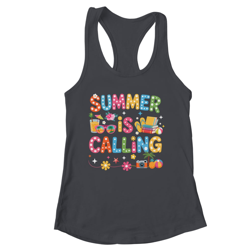 Funny Summer Is Calling Teacher School's Out Vibes Student Shirt & Tank Top | siriusteestore