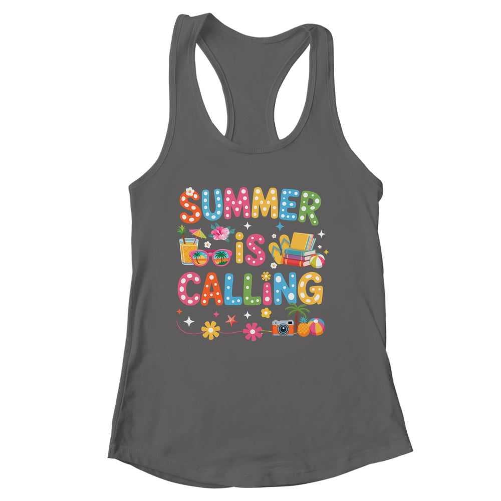 Funny Summer Is Calling Teacher School's Out Vibes Student Shirt & Tank Top | siriusteestore