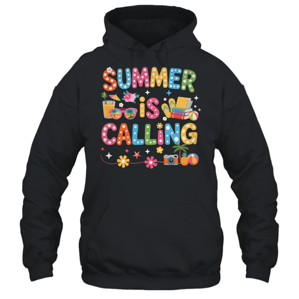 Funny Summer Is Calling Teacher School's Out Vibes Student Shirt & Tank Top | siriusteestore