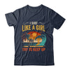 Funny Surf Like A Girl Surfer Design For Women Retro Surfing Shirt & Tank Top | siriusteestore