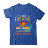 Funny Surf Like A Girl Surfer Design For Women Retro Surfing Shirt & Tank Top | siriusteestore