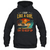 Funny Surf Like A Girl Surfer Design For Women Retro Surfing Shirt & Tank Top | siriusteestore