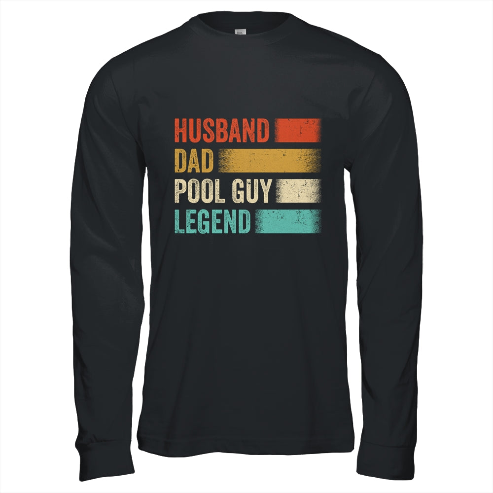 Funny Swimming Husband Dad Pool Guy Legend Vintage Shirt & Hoodie | siriusteestore
