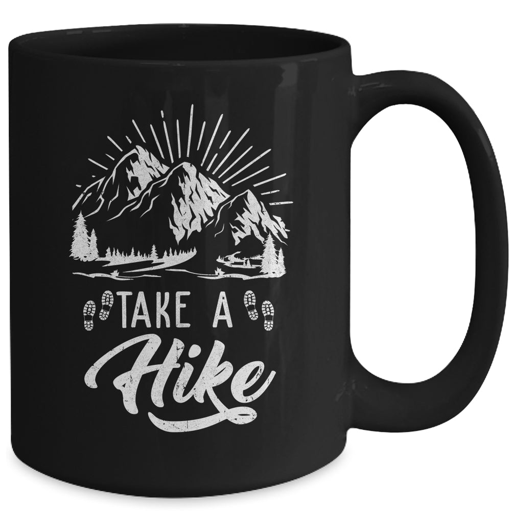 Funny Take A Hike Hiking Nature Hike Hiker Outdoor Mug | siriusteestore