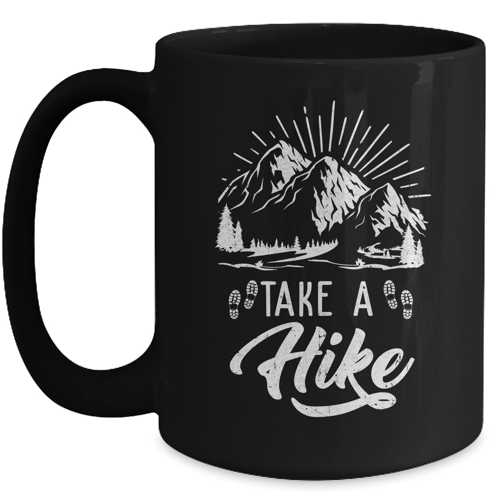 Funny Take A Hike Hiking Nature Hike Hiker Outdoor Mug | siriusteestore
