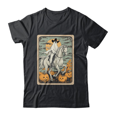 Funny Tarot Card Halloween Season Cowboy Ghost Riding Horse Shirt & Sweatshirt | siriusteestore