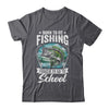 Funny Teen Boys Fishing Forced To Go To School Bass Fish Shirt & Hoodie | siriusteestore