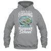 Funny Teen Boys Fishing Forced To Go To School Bass Fish Shirt & Hoodie | siriusteestore