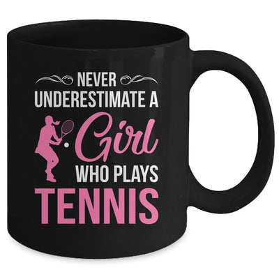 Funny Tennis Art For Girls Youth Teens Tennis Player Mug | siriusteestore
