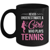 Funny Tennis Art For Girls Youth Teens Tennis Player Mug | siriusteestore
