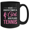 Funny Tennis Art For Girls Youth Teens Tennis Player Mug | siriusteestore