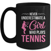 Funny Tennis Art For Girls Youth Teens Tennis Player Mug | siriusteestore