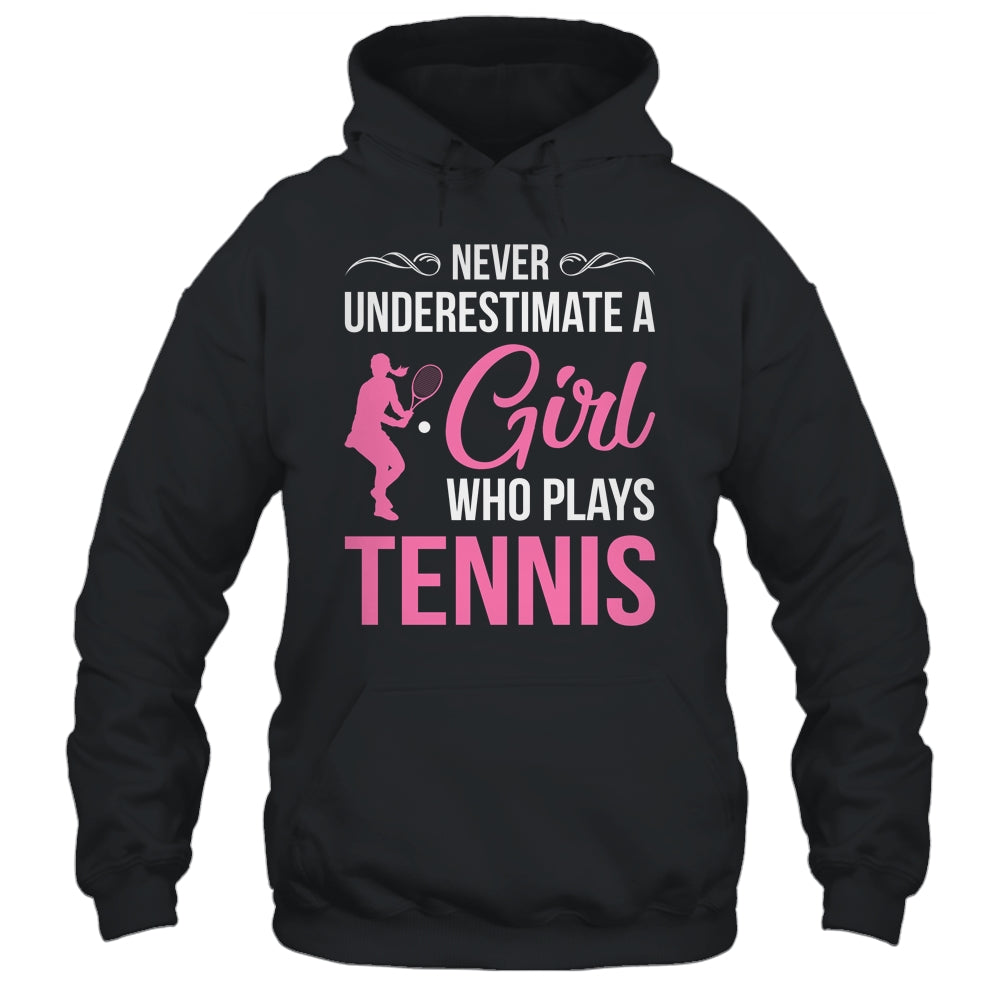 Funny Tennis Art For Girls Youth Teens Tennis Player Shirt & Tank Top | siriusteestore
