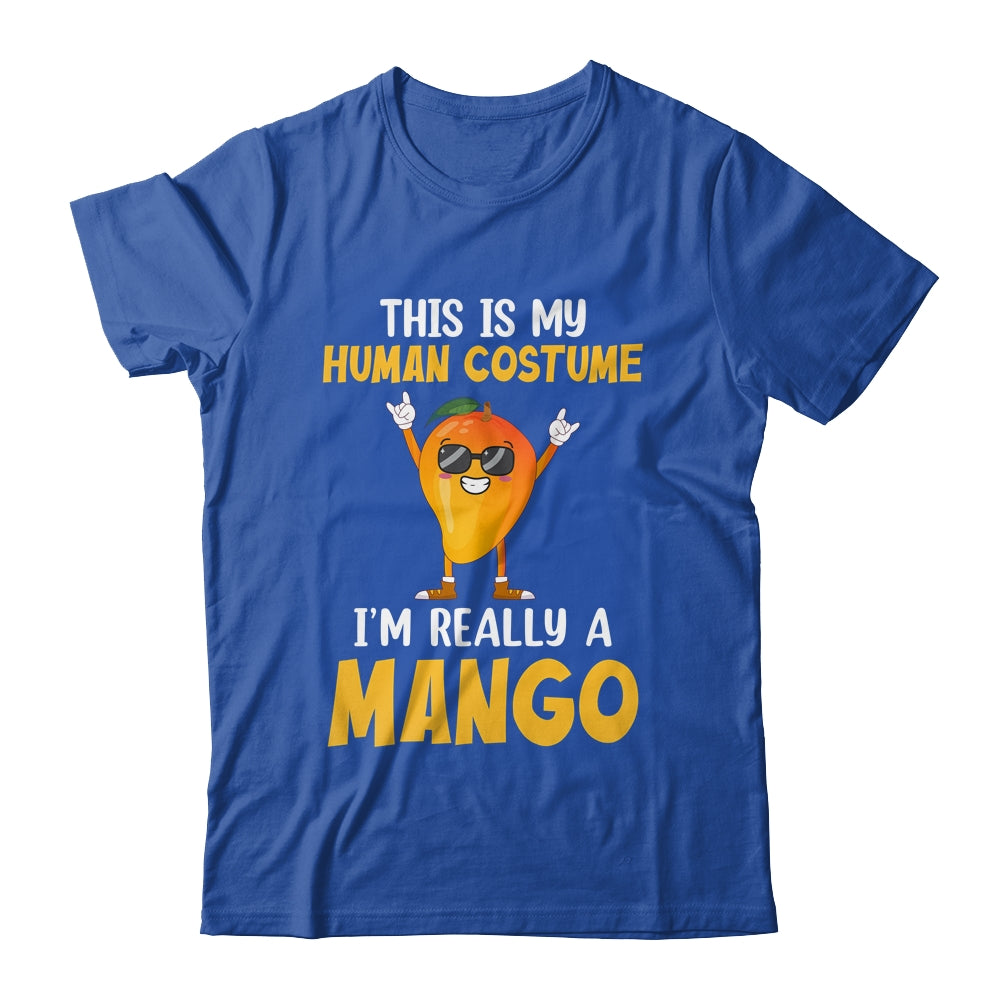 Funny This Is My Human Costume Mango Fruit Lover Men Women Shirt & Tank Top | siriusteestore