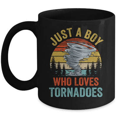 Funny Tornado Storm Chasing Hurricane Design Boys Kids Mug | siriusteestore