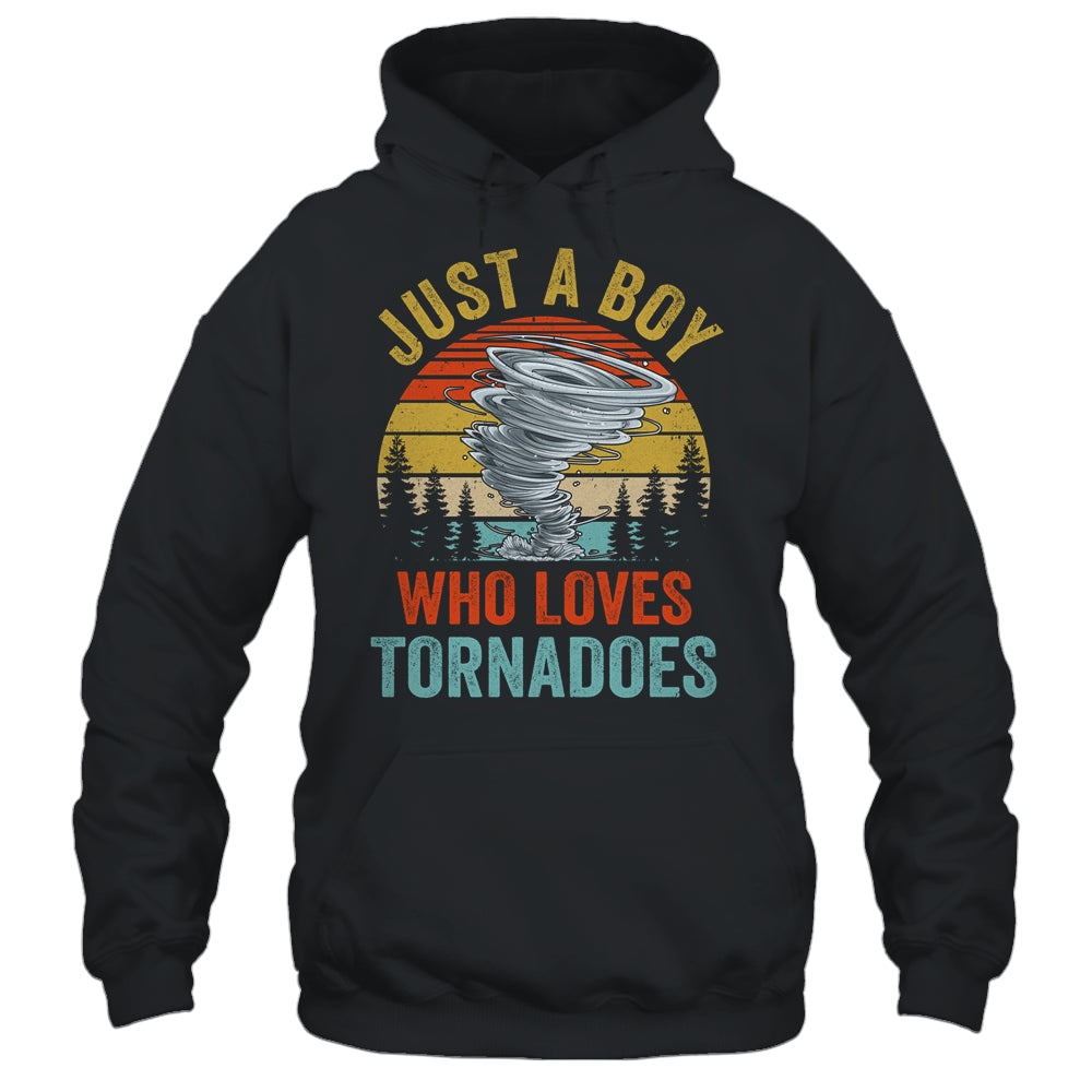 Funny Tornado Storm Chasing Hurricane Design Boys Kids Shirt & Hoodie | siriusteestore