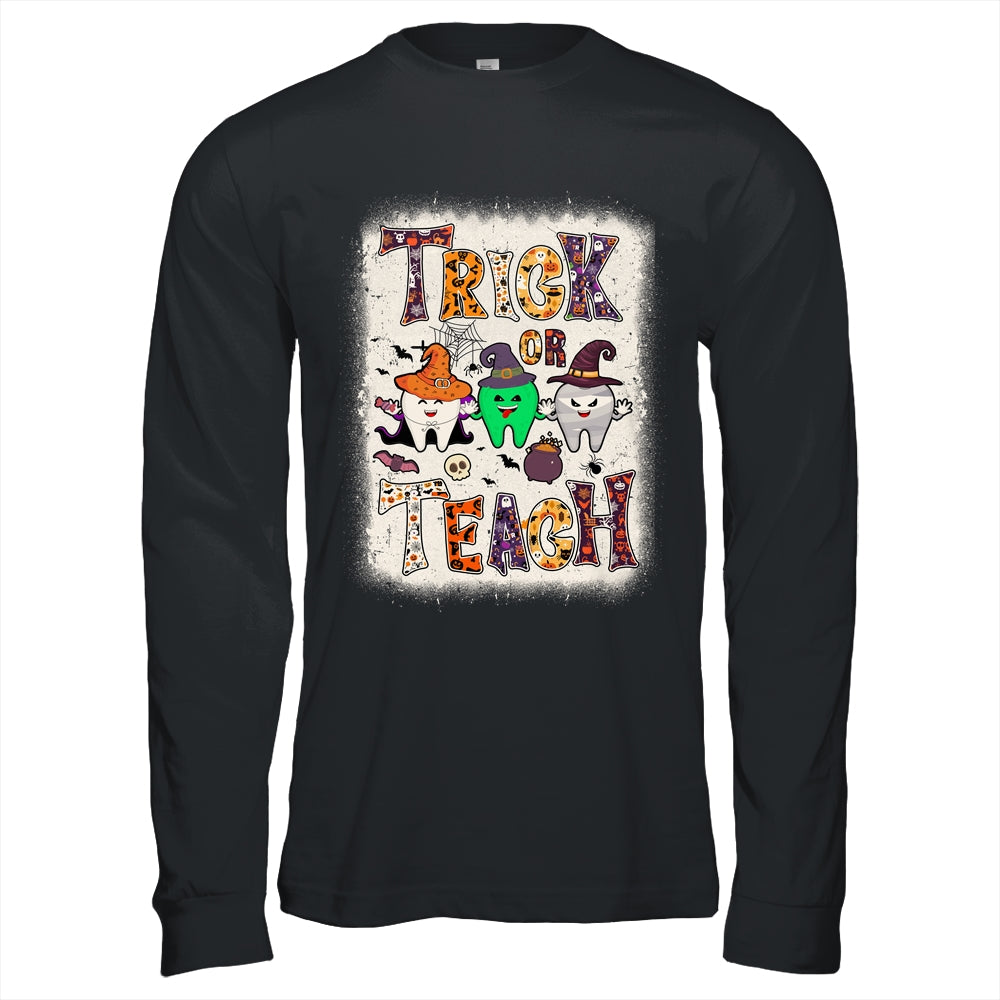 Funny Trick Or Teeth Halloween Dental Hygienist Or Assistant Shirt & Hoodie | siriusteestore