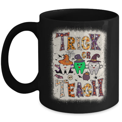 Funny Trick Or Teeth Halloween Dental Hygienist Or Assistant Mug | siriusteestore