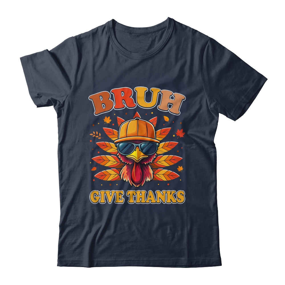 Funny Turkey Bruh Meme Thanksgiving For Boys Men Kids Shirt & Hoodie | siriusteestore