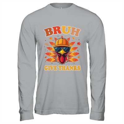 Funny Turkey Bruh Meme Thanksgiving For Boys Men Kids Shirt & Hoodie | siriusteestore