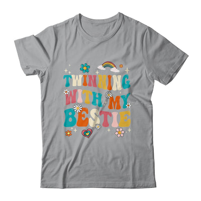 Funny Twin Matching Twins Day Friend Twinning With My Bestie Shirt & Tank Top | siriusteestore