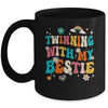 Funny Twin Matching Twins Day Friend Twinning With My Bestie Mug | siriusteestore