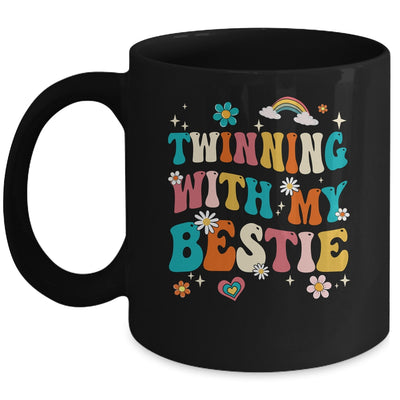 Funny Twin Matching Twins Day Friend Twinning With My Bestie Mug | siriusteestore