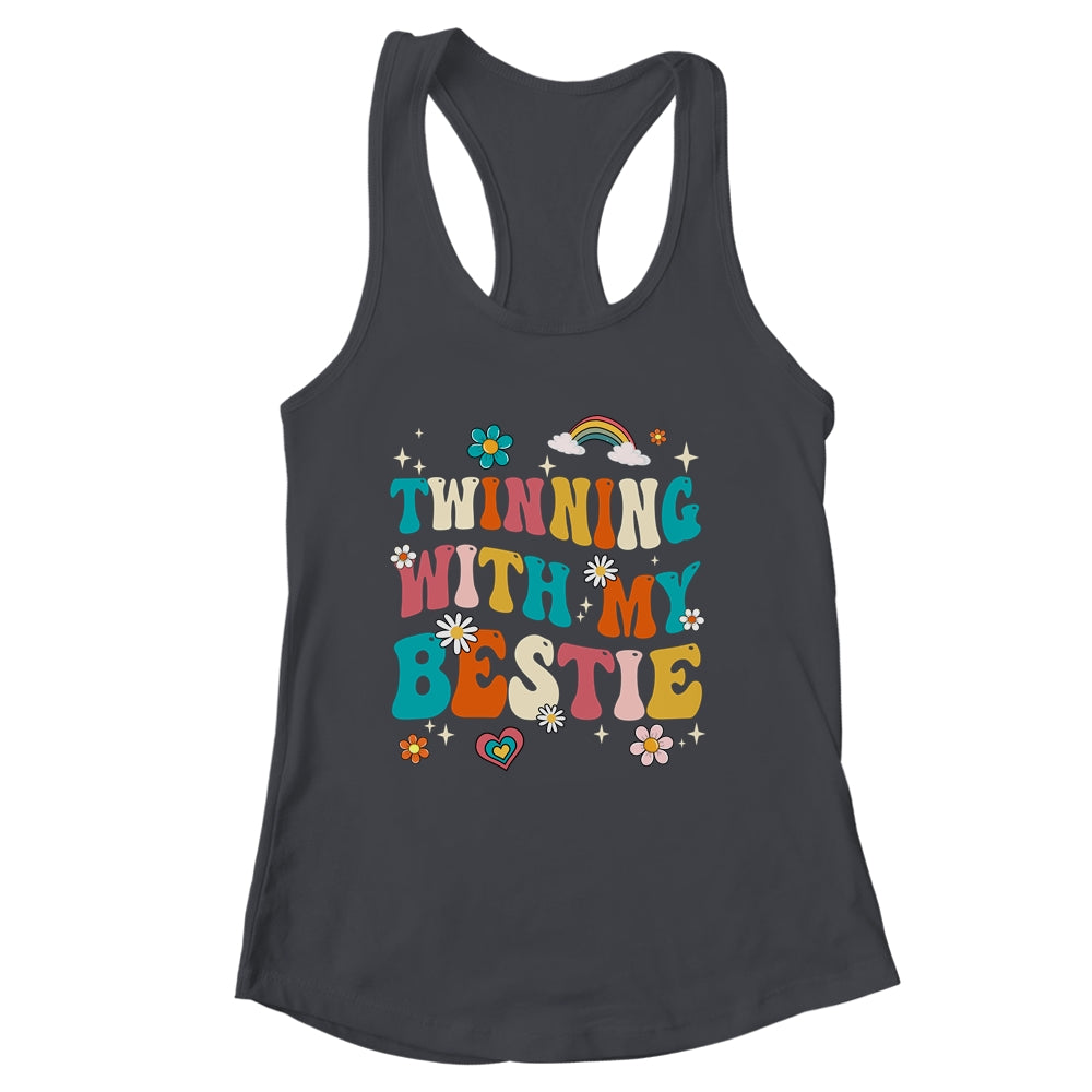 Funny Twin Matching Twins Day Friend Twinning With My Bestie Shirt & Tank Top | siriusteestore