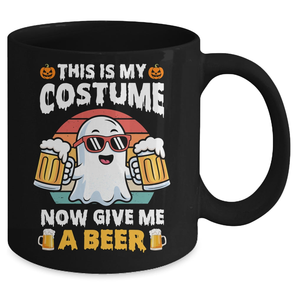 Funny Vintage Boo This Is My Halloween Costumes Adults Mens Mug | siriusteestore