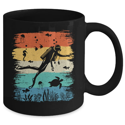 Funny Vintage Design Scuba Diving Dive Diver For Men Women Mug | siriusteestore