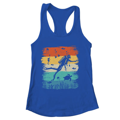 Funny Vintage Design Scuba Diving Dive Diver For Men Women Shirt & Tank Top | siriusteestore