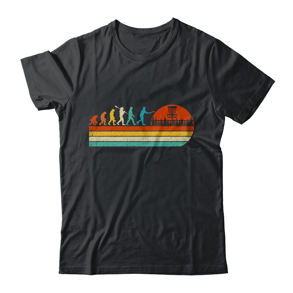 Funny Vintage Disc Golf Sport Player Evolution For Men Women Shirt & Hoodie | siriusteestore